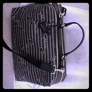 Radley London stripe zip top multi-way